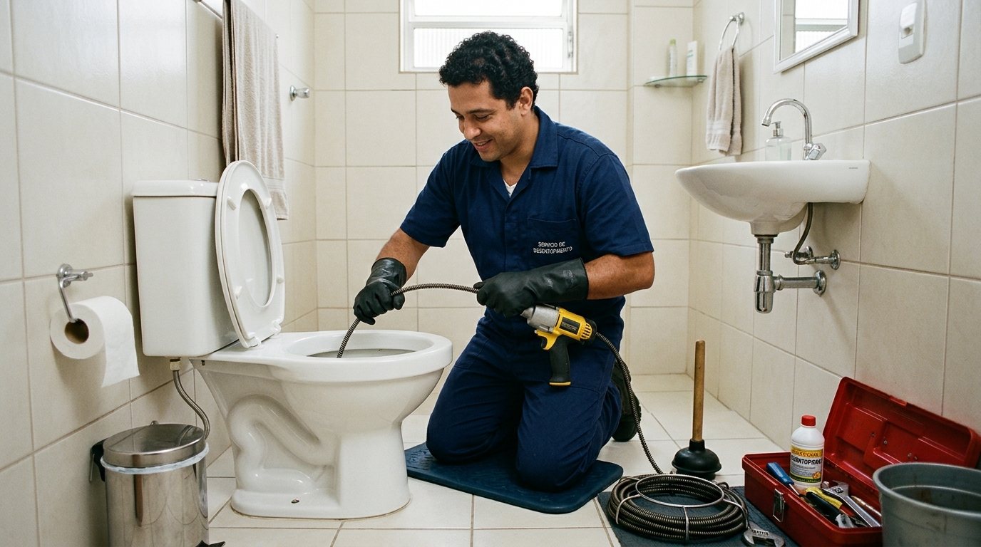 Atendimento em Vaso Sanitário em Mogi das Cruzes‑SP