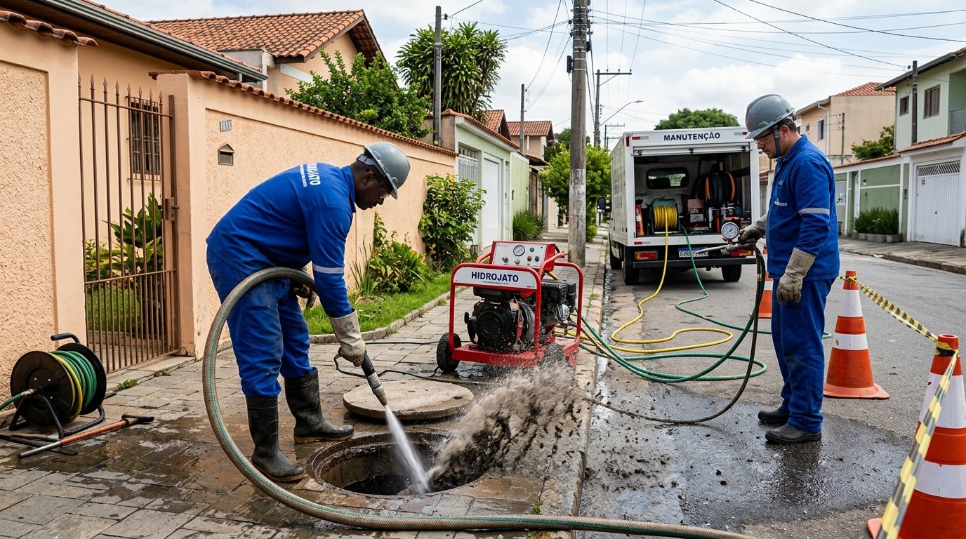 Hidrojateamento Residencial em Mogi das Cruzes‑SP